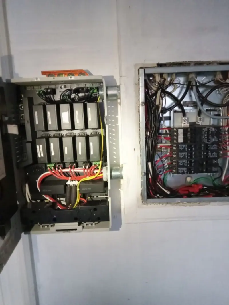 Electrical panel upgrade completed for Indoor Lighting Installation in Norridgewock